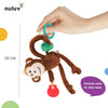 Nuluv Jittery Baby Toy, Vibrating Plush with Soft Fabric - Monkey