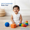 Hopop Front Open Sleeveless Cotton Vest for Babies - Dezine Kids