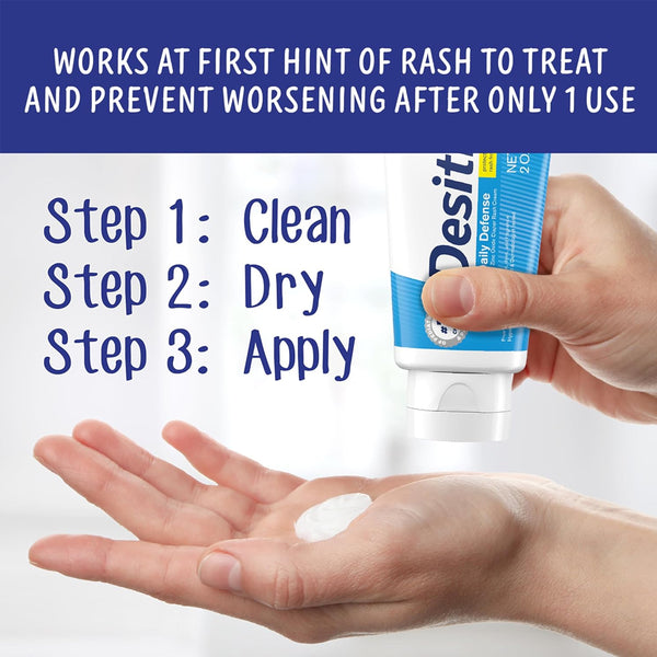 Desitin Daily Defense Diaper Rash Cream With Zinc Oxide - 4 Oz/113 gm