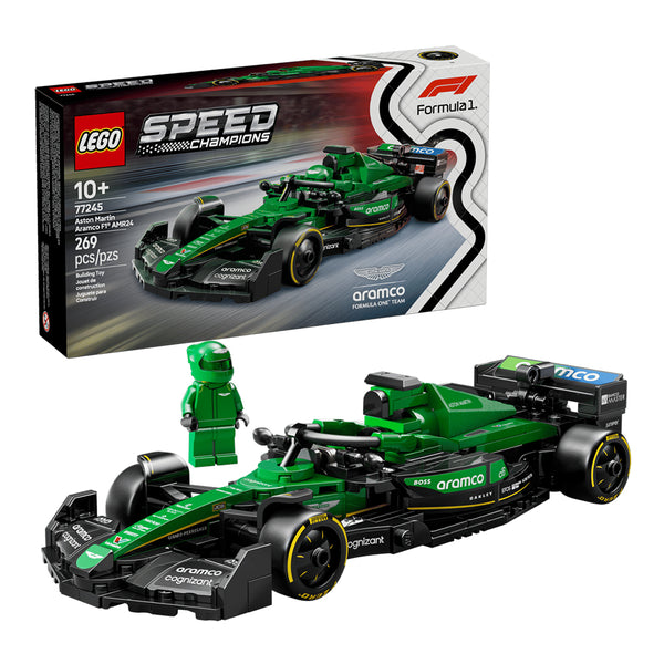 Lego Speed Champions Aston Martin Aramco F1 AMR24 Race Car Vehicle Set