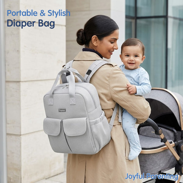 Hopop Baby Diaper Backpack with Changing Mat
