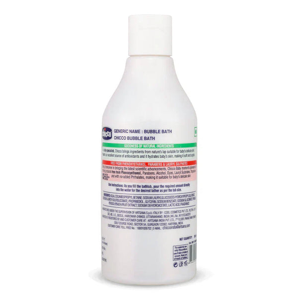 Bubble Bath with Peach Extracts 300ML 0M+ - Dezine Kids