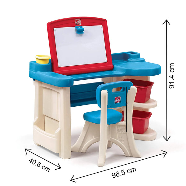 Step 2 Plastic Studio Art Desk Activity Toy for Kids - Dezine Kids