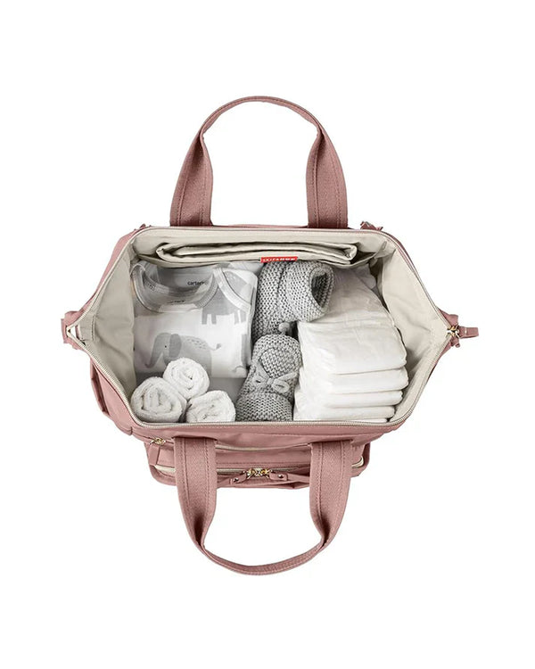 Mainframe Wide Open Backpack Diaper Bag - Dusty Rose