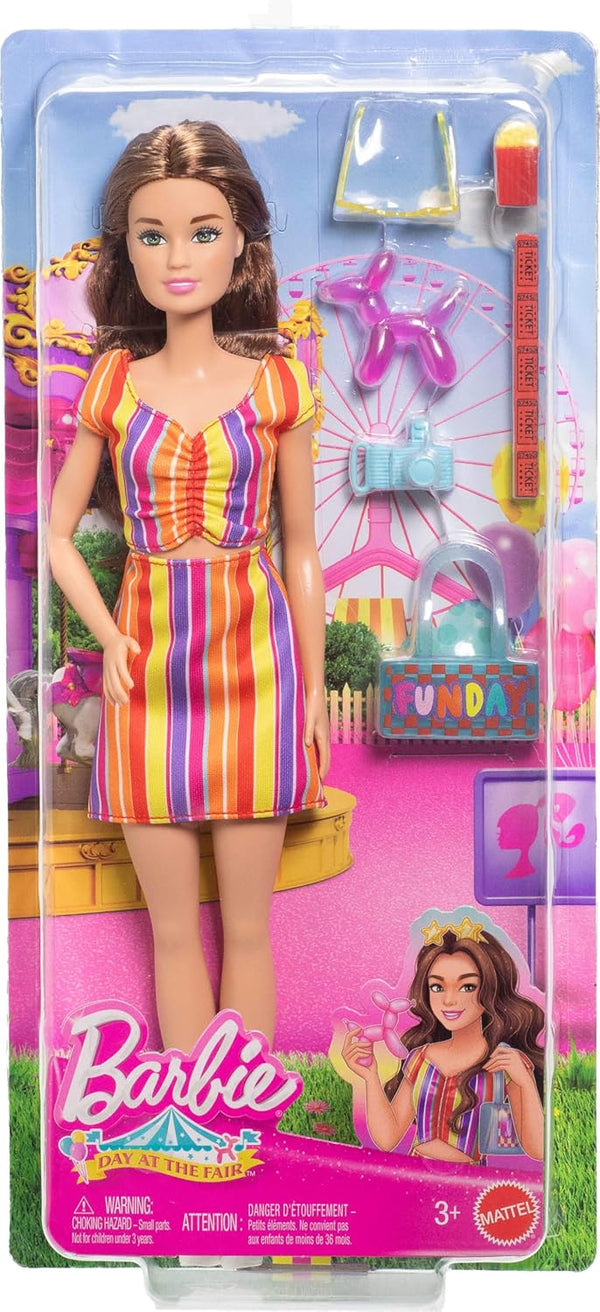 Barbie Carnival Day at the Fair Brunette Doll with Accessories for Kids - Dezine Kids