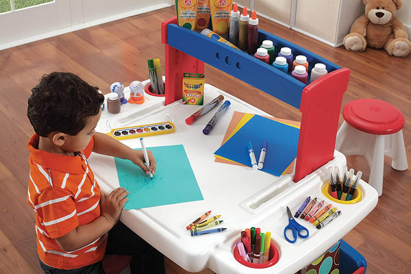 Step2 Creative Project Table with Stool Play & School Furniture for Kids - Dezine Kids