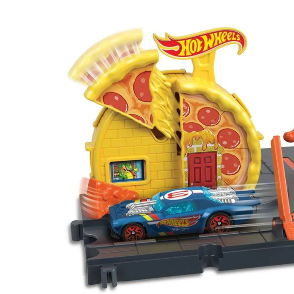 Hot Wheels City Speedy Pizza Pick Up Play Set