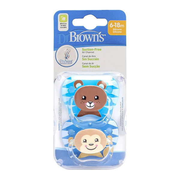 Blue Prevent Printed Shield Soother (Stage 2) Pack of 2