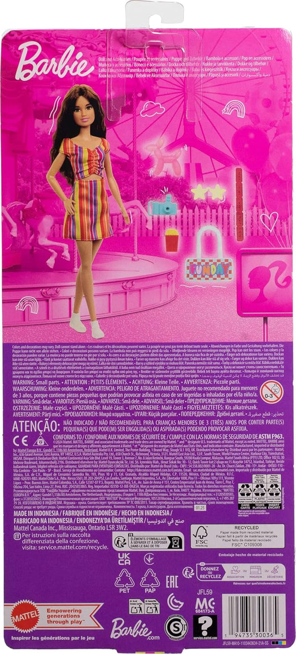 Barbie Carnival Day at the Fair Brunette Doll with Accessories for Kids - Dezine Kids