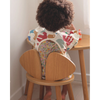 Beaba 2 in 1 Waterproof Bib with Detachable Sleeves, Foldable Food Catcher Pocket - Playful Print - Dezine Kids