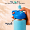 Basil Insulated Stainless steel Sipper with Loop Handle - Glacier