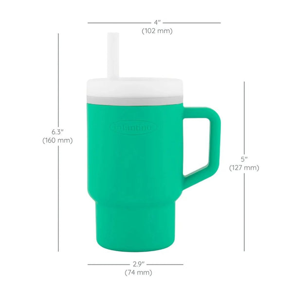 Infantino My 1st Tumbler Silicone 260ml - Alpine - Dezine Kids