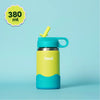 Basil Insulated Stainless steel Sipper with Loop Handle- Lagoon