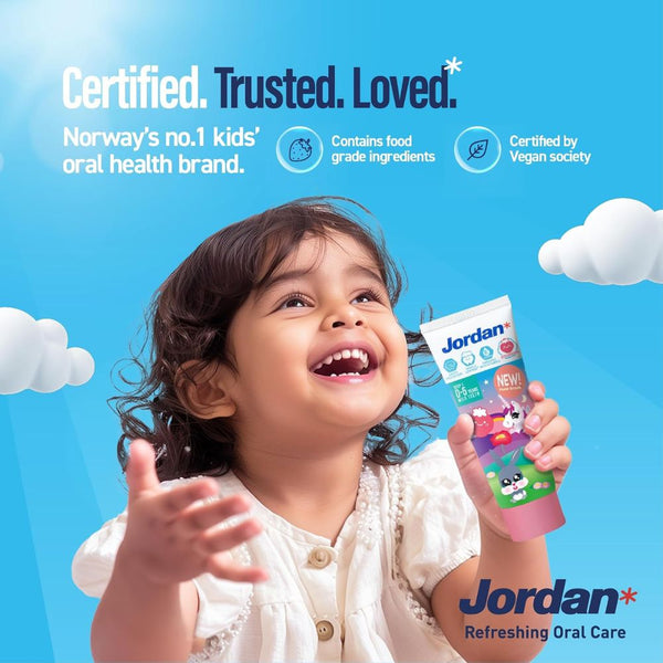 Jordan Flavored Dental Toothpaste for Kids 75g - Lychee - Dezine Kids