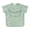 Beaba 2 in 1 Waterproof Bib with Detachable Sleeves, Foldable Food Catcher Pocket - Sage Green - Dezine Kids