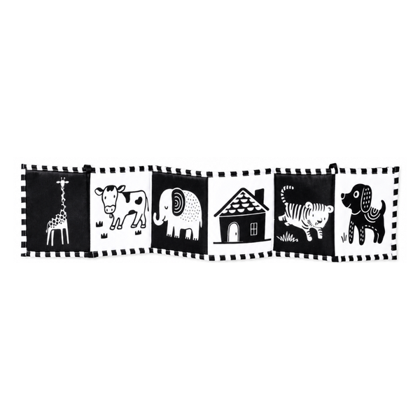 Curious Cub High Contrast Cloth Book for Babies - Dezine Kids