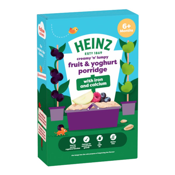 Heinz Baby Cereal for 6+ Months Baby, 200g - Fruit & Yoghurt Porridge