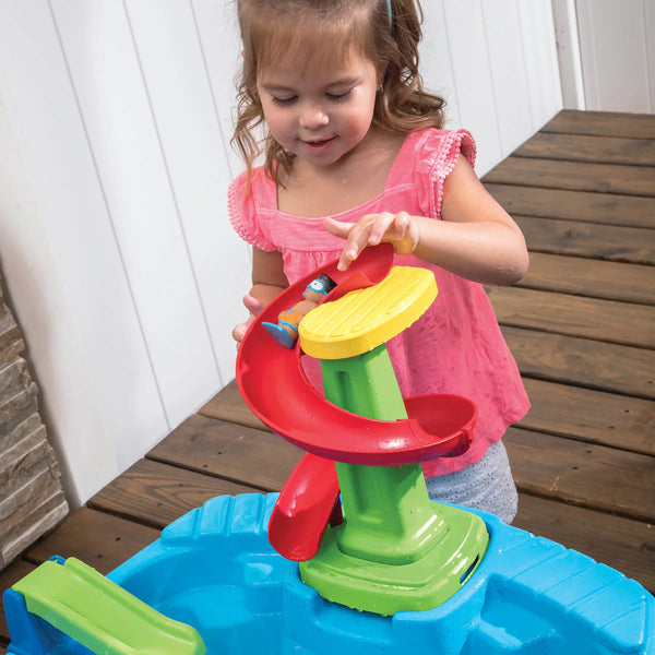 Step2 Fiesta Cruise Sand & Water Table With Umbrella - Dezine Kids