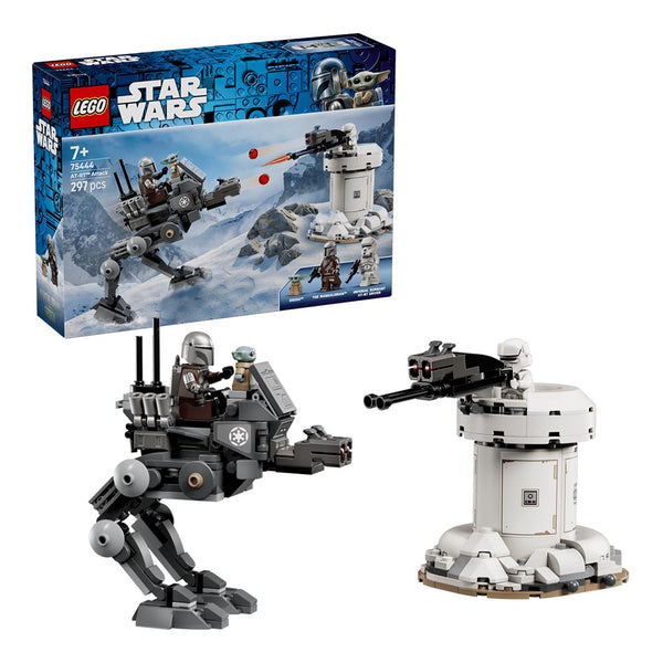 Lego Star Wars: The Mandalorian and Grogu AT-RT Attack Toy Building Set - Dezine Kids