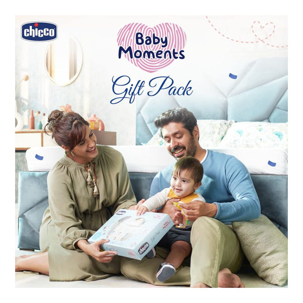 Baby Essential Blue New Born Gift Set-Pack Of 5-Gift For Baby Shower & Baby Birthday - Blue - Dezine Kids