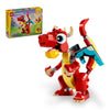 Lego Creator Red Dragon 3 in 1 Animal Toy Set, 149 Pieces
