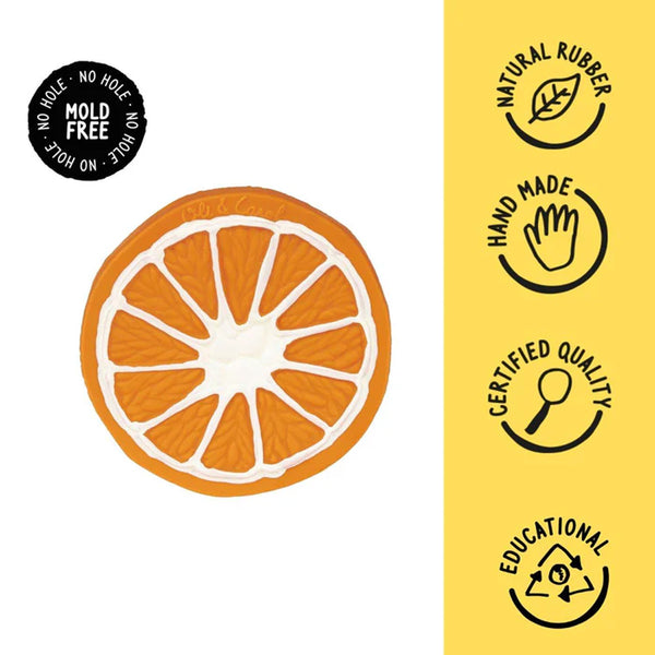 Oli & Carol Clementino the Orange Baby Teether