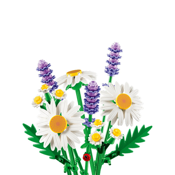 Lego Botanicals Daisies Flower Decor Building Set for Kids