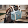 Beaba Mini Paris Baby Diaper Bag with 5L Capacity, Multi Pocket Organizer with Stroller Clips - Sage Green
