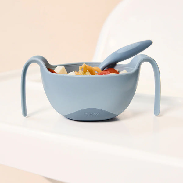 B.Box Toddler Cutlery Set Spoon and Fork - Ocean
