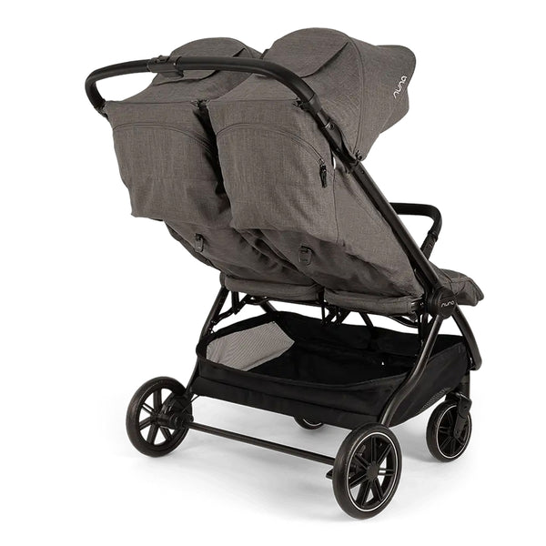 Nuna TRVL Dubl Twin Baby Stroller - Granite