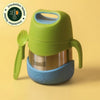 Basil Insulated Food Jar with Carry handle & Spork - Blueberry