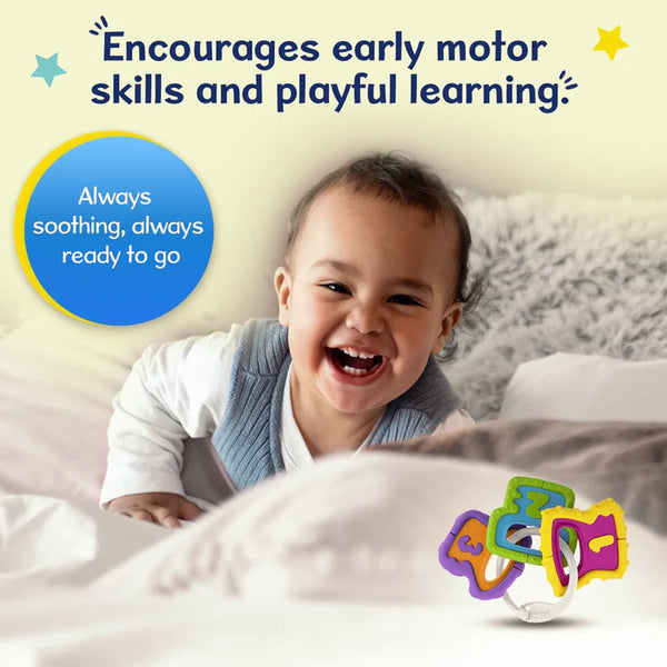 Chicco Easy Grasp Rattle Teether BPA Free & Non Toxic