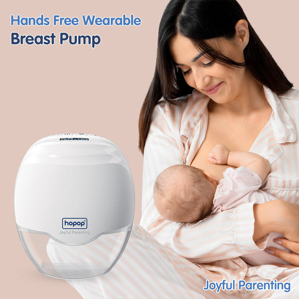 Hopop Hands-Free Electric Breast Pump - Portable & Rechargeable - Dezine Kids