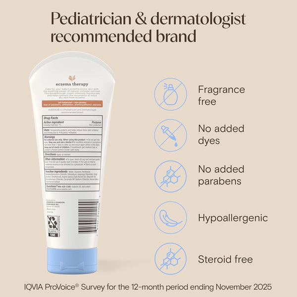 Aveeno Baby Eczema Therapy Moisturizing Cream - 206g