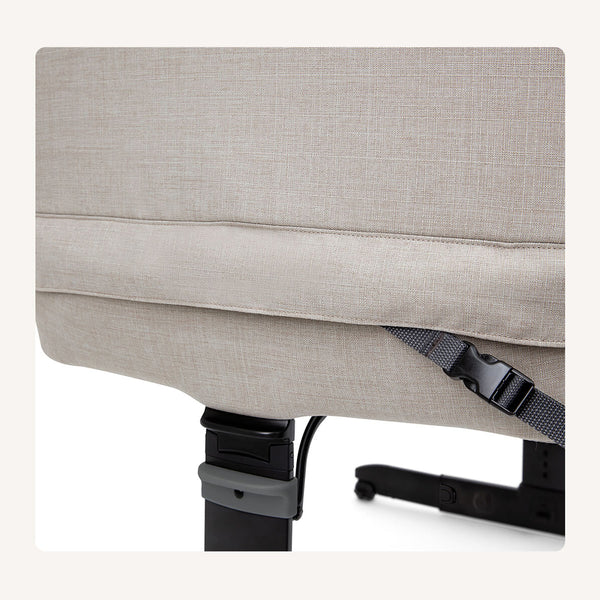 Joie Roomie Go Travel Cot 0 to 9kg - Clay - Dezine Kids