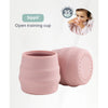 Bibado Sippit Silicone Open Drinking Cup, Pack of 2 - Blush