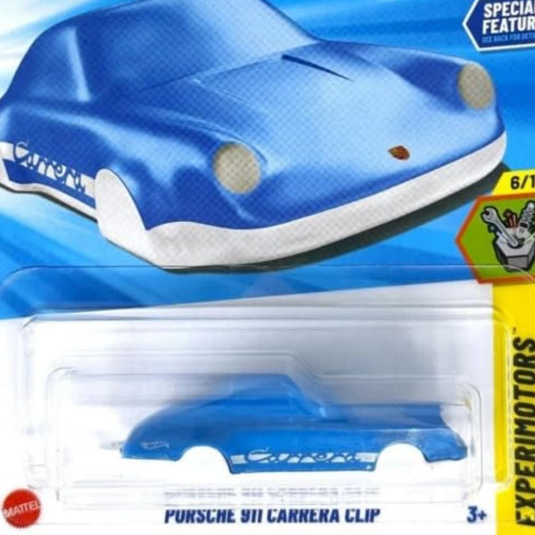 Hot Wheels Porsche 911 Carrera Clip Experimotors 6/10