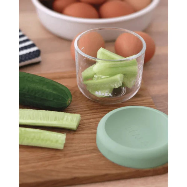 Beaba Toddler Food Storage Set 8 Clip portion (4 x 150ml + 4 x 250ml)