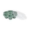 Beaba Silicone Multiportions Trays 6*5 oz. - Sage Green