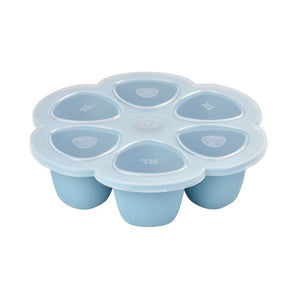 Beaba Silicone Multiportions, 6 x 150ml - Windy Blue