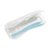 Beaba Set of 2 Easy-Grip 1st Stage Silicone Spoons-Windy Blue/ Light Mist - Dezine Kids