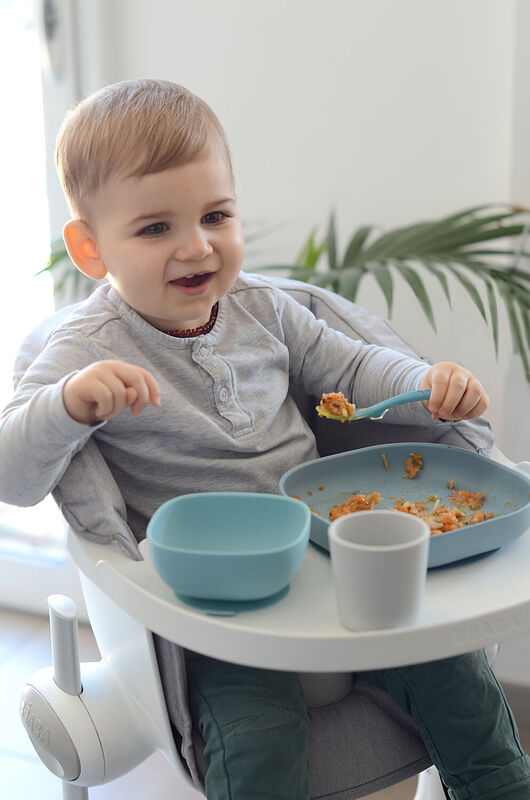 Beaba 4-piece silicone dinner set jungle - Dezine Kids