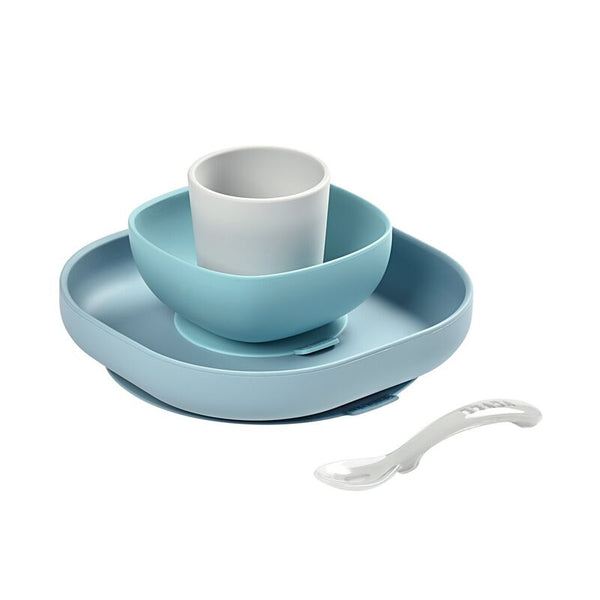 Beaba 4-piece silicone dinner set jungle - Dezine Kids