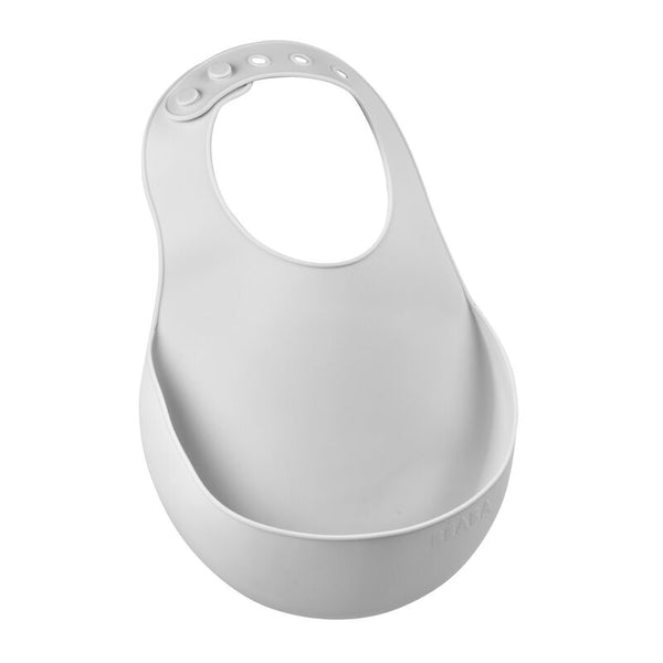Beaba Silicone Bib - Light Mist - Dezine Kids