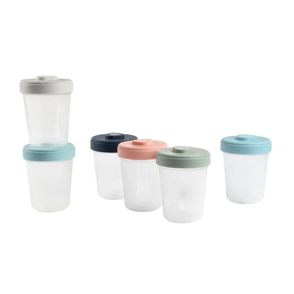 Beaba Toddler Food Storage Set6 Clip Portions ( 6x250 ml) - Dezine Kids