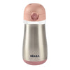 Beaba Stainless Steel Bottle 350 ml - Vintage Pink