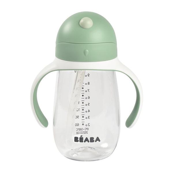 Beaba Straw Cup 300ml - Sage Green - Dezine Kids