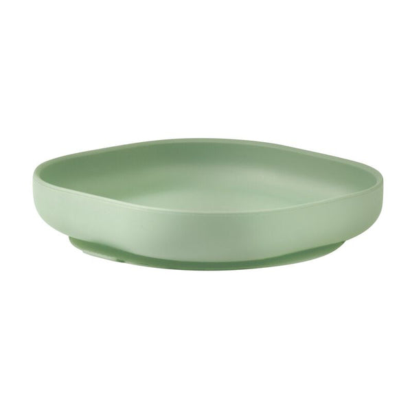 Beaba Silicone Suction Plate - Sage Green - Dezine Kids