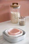 Beaba Silicone 3 piece nesting bowl set -Velvet Grey - Dezine Kids
