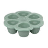 Beaba Silicone Multi-Portion Trays 6*5 oz. - Sage Green - Dezine Kids